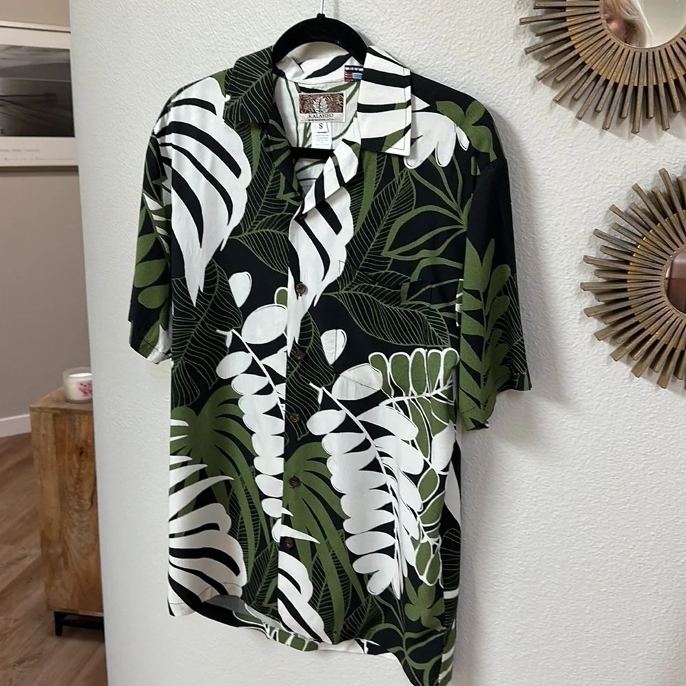 Kalaheo made in Hawaii USA Hawaiian shirt SZ S-L